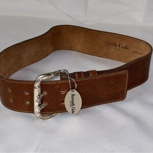Kenneth Cole New York Women’s Brown Leather Belt Size S